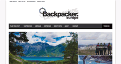 Desktop Screenshot of europe-backpacker.com