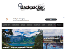 Tablet Screenshot of europe-backpacker.com